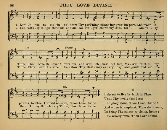 The Sunday School Hymnal: a collection of hymns and music for use in Sunday school services and social meetings page 86