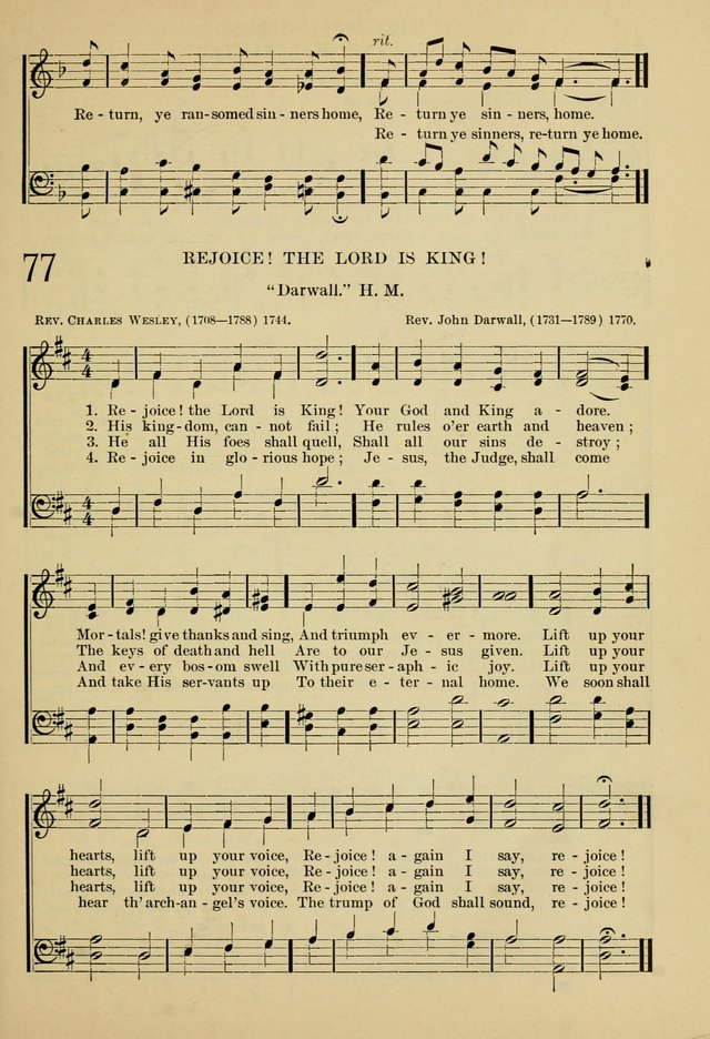 The Sunday School Hymnal: with offices of devotion page 100