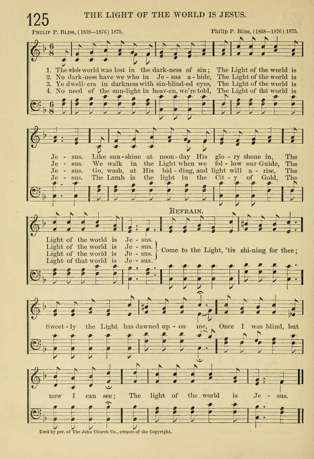 The Sunday School Hymnal: with offices of devotion page 145