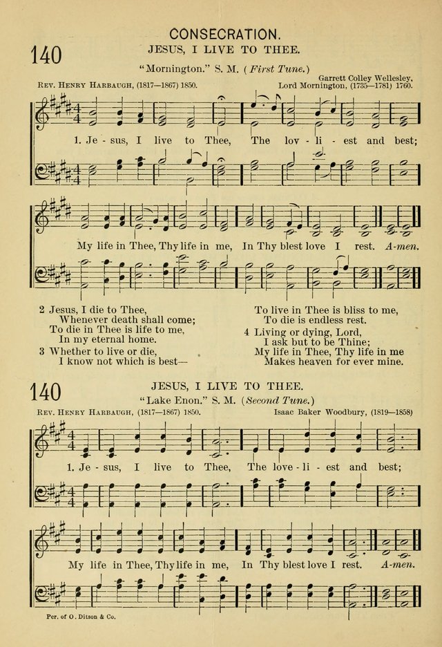 The Sunday School Hymnal: with offices of devotion page 157