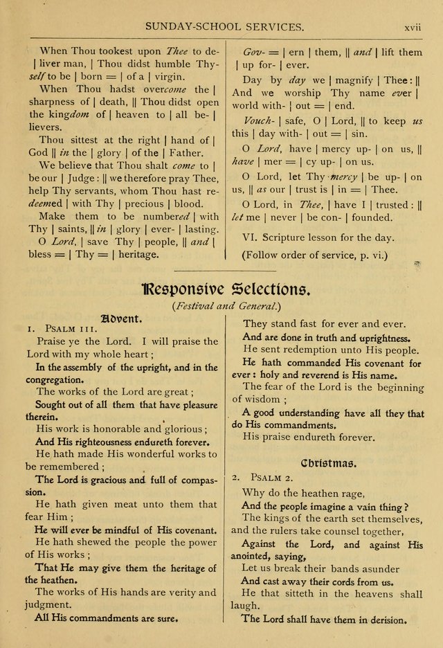 The Sunday School Hymnal: with offices of devotion page 22