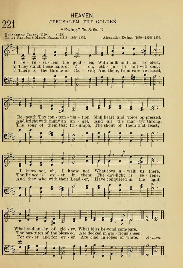 The Sunday School Hymnal: with offices of devotion page 232