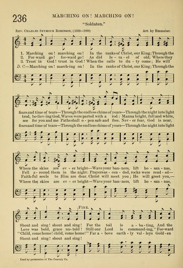 The Sunday School Hymnal: with offices of devotion page 249