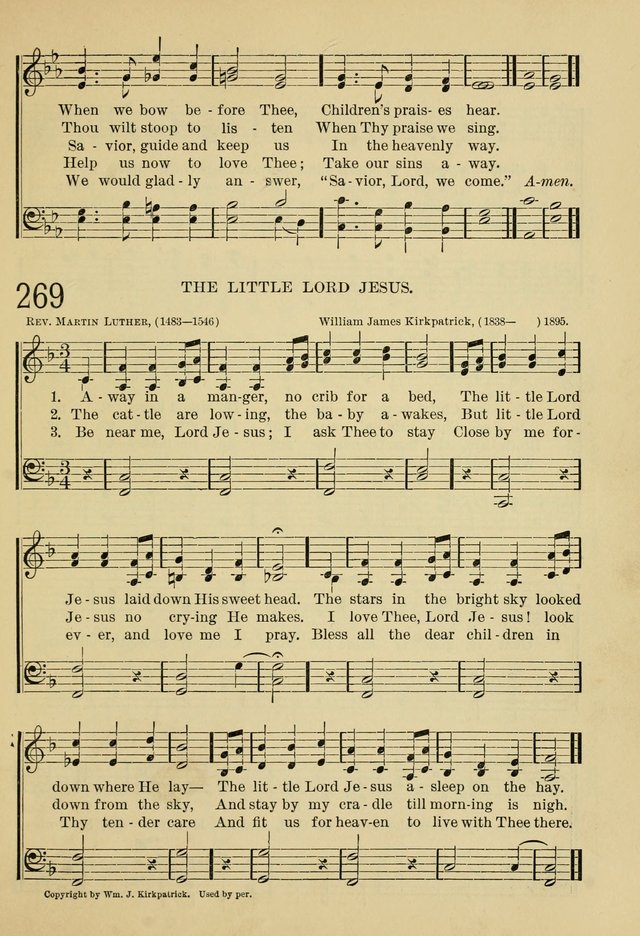 The Sunday School Hymnal: with offices of devotion page 280
