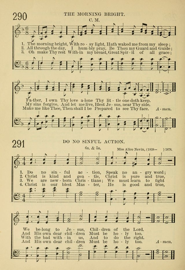 The Sunday School Hymnal: with offices of devotion page 295