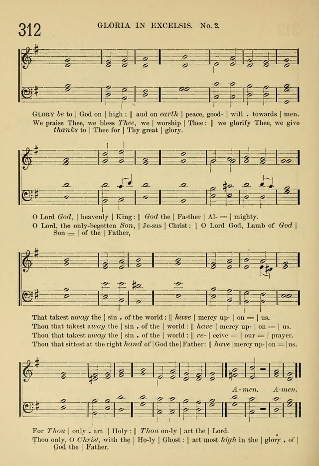 The Sunday School Hymnal: with offices of devotion page 313