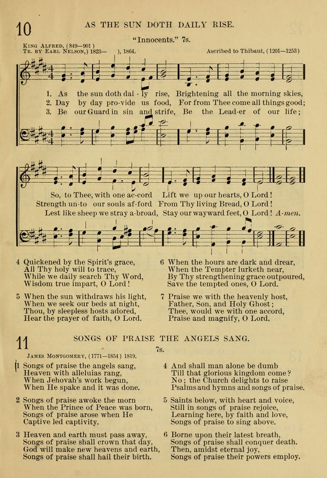 The Sunday School Hymnal: with offices of devotion page 36