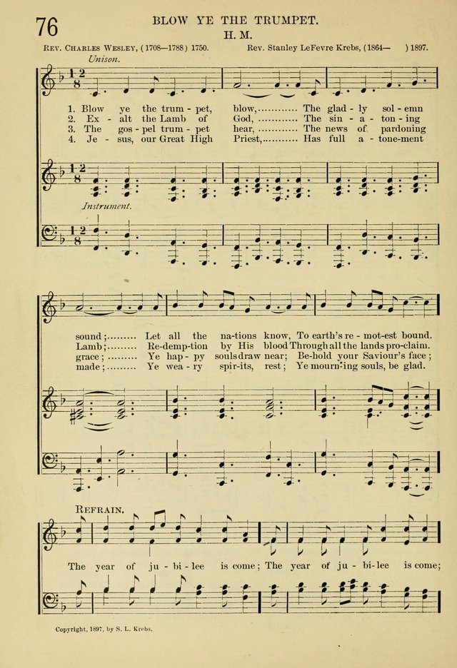 The Sunday School Hymnal: with offices of devotion page 99