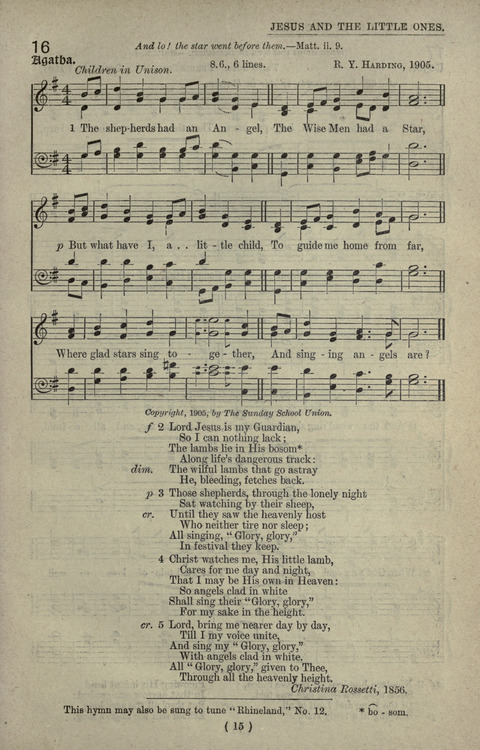 The Sunday School Hymnary: a twentieth century hymnal for young people (4th ed.) page 14