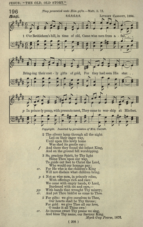 The Sunday School Hymnary: a twentieth century hymnal for young people (4th ed.) page 207