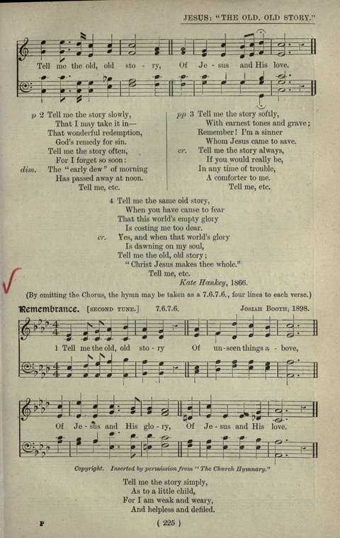 The Sunday School Hymnary: a twentieth century hymnal for young people (4th ed.) page 224