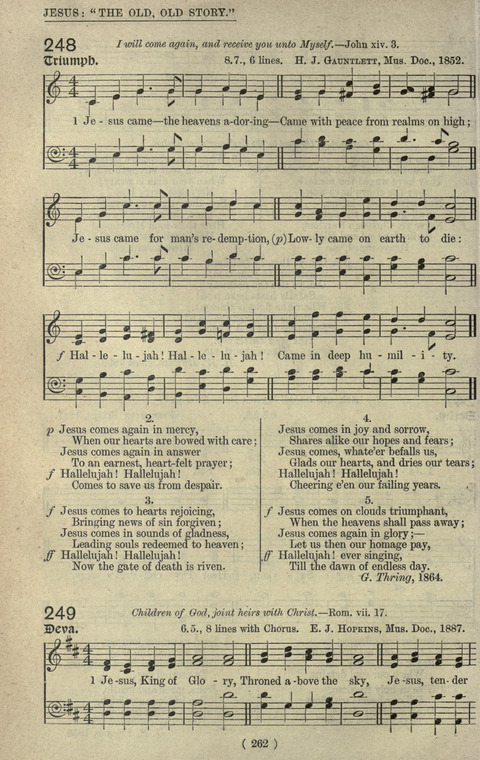 The Sunday School Hymnary: a twentieth century hymnal for young people (4th ed.) page 261