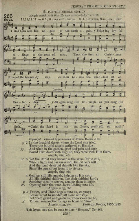 The Sunday School Hymnary: a twentieth century hymnal for young people (4th ed.) page 274