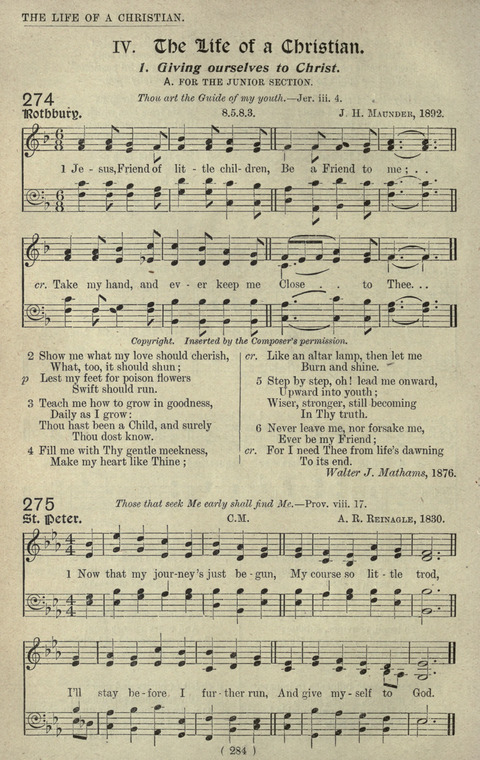 The Sunday School Hymnary: a twentieth century hymnal for young people (4th ed.) page 283