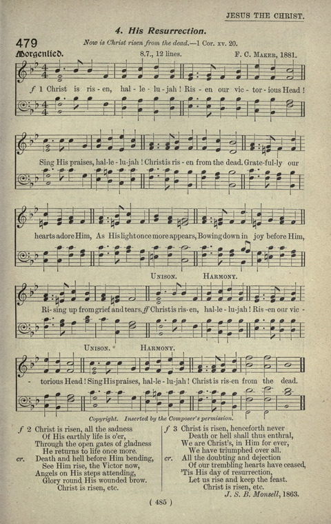 The Sunday School Hymnary: a twentieth century hymnal for young people (4th ed.) page 484