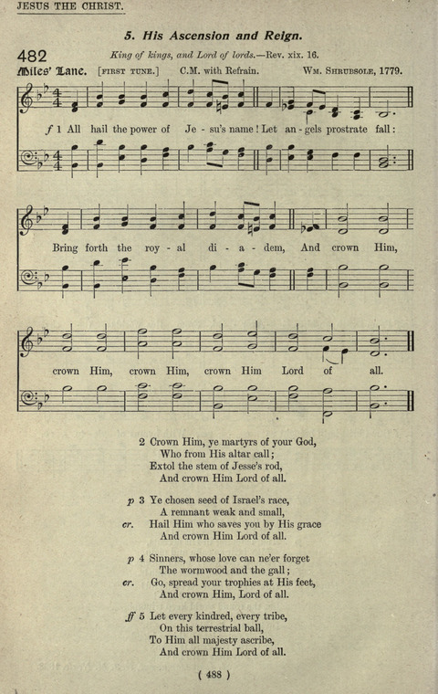 The Sunday School Hymnary: a twentieth century hymnal for young people (4th ed.) page 487