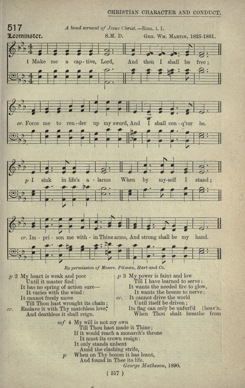The Sunday School Hymnary: a twentieth century hymnal for young people (4th ed.) page 516