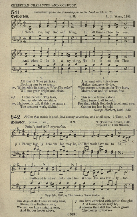 The Sunday School Hymnary: a twentieth century hymnal for young people (4th ed.) page 537