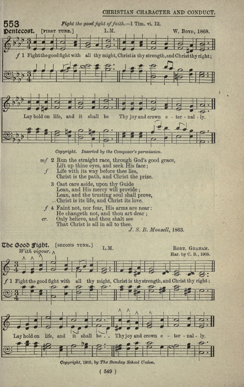 The Sunday School Hymnary: a twentieth century hymnal for young people (4th ed.) page 548