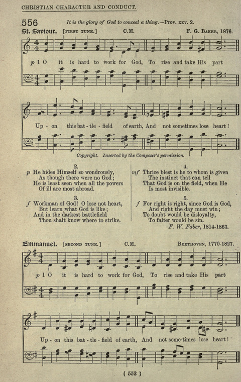 The Sunday School Hymnary: a twentieth century hymnal for young people (4th ed.) page 551
