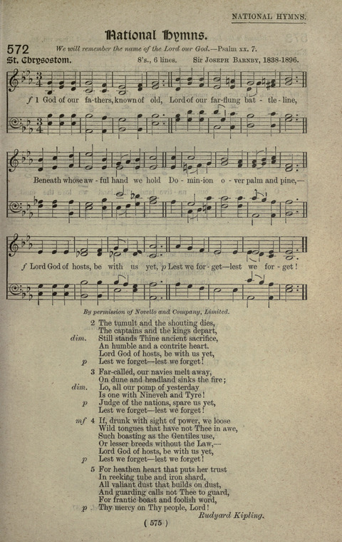 The Sunday School Hymnary: a twentieth century hymnal for young people (4th ed.) page 574