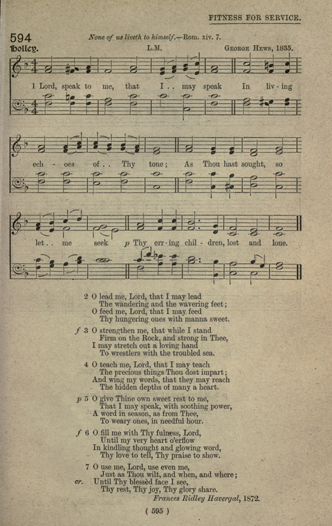 The Sunday School Hymnary: a twentieth century hymnal for young people (4th ed.) page 594