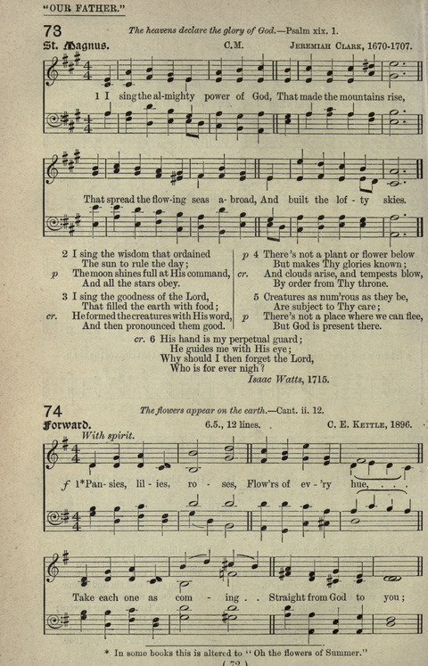 The Sunday School Hymnary: a twentieth century hymnal for young people (4th ed.) page 71