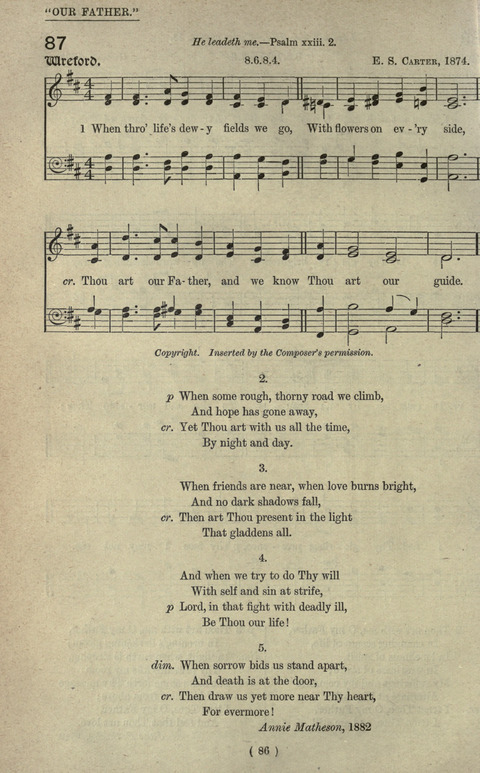 The Sunday School Hymnary: a twentieth century hymnal for young people (4th ed.) page 85