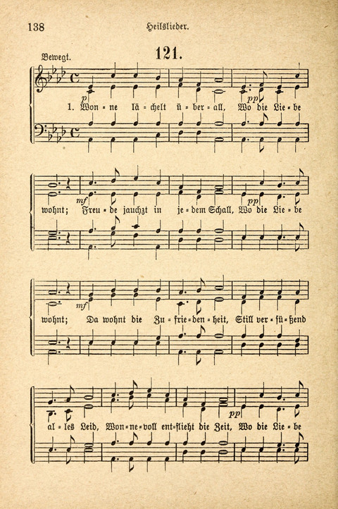 Sonntagsschulharfe: Eine Sammlung auserlesener Lieder und Melodien für die Jugend page 138