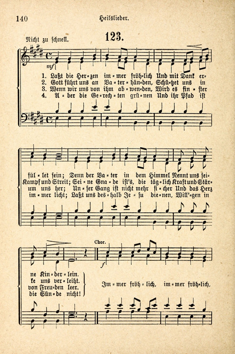 Sonntagsschulharfe: Eine Sammlung auserlesener Lieder und Melodien für die Jugend page 140