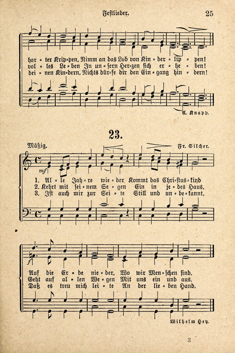 Sonntagsschulharfe: Eine Sammlung auserlesener Lieder und Melodien für die Jugend page 25