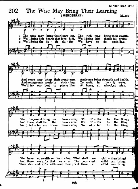Sunday School Hymnal: with offices of devotion page 158