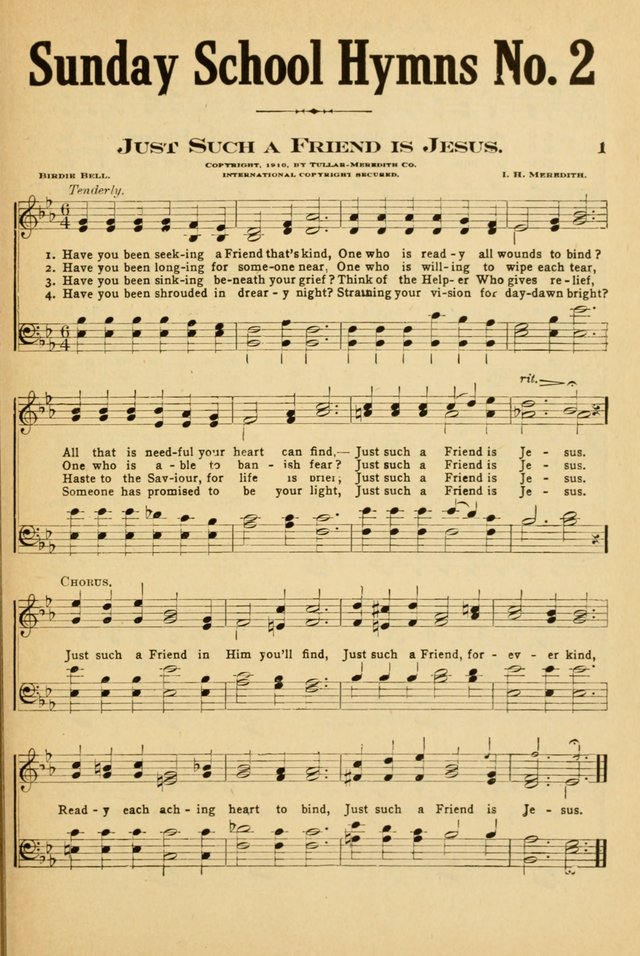 Sunday School Hymns No. 2 (Canadian ed.) page 8