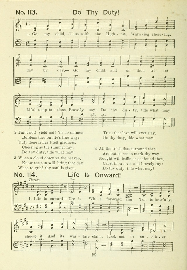 The Sabbath School Hymnal, a collection of songs, services and responses for Jewish Sabbath schools, and homes 4th rev. ed. page 101