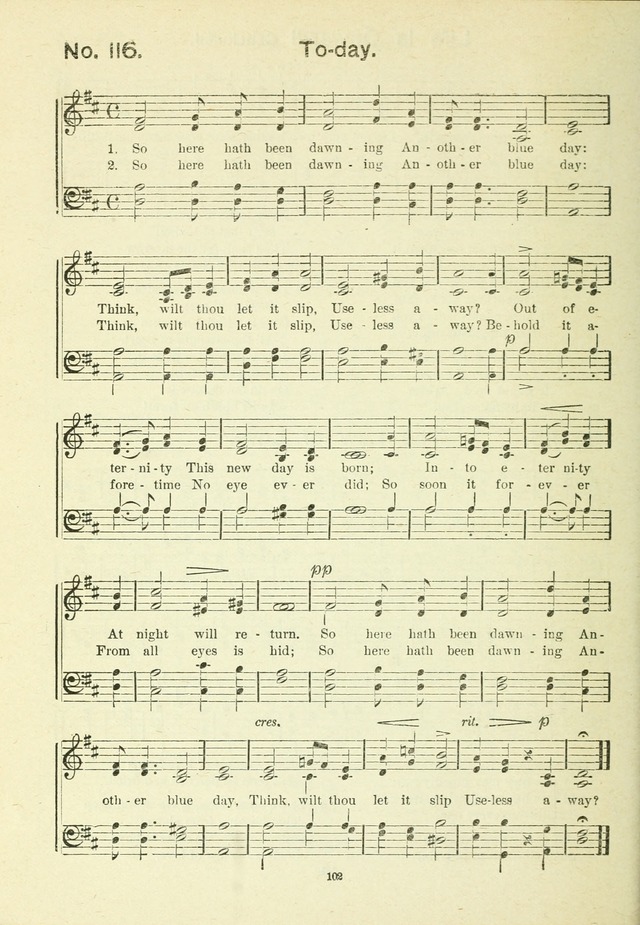 The Sabbath School Hymnal, a collection of songs, services and responses for Jewish Sabbath schools, and homes 4th rev. ed. page 103