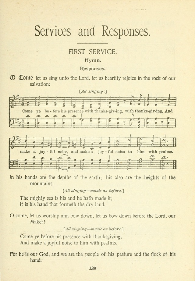 The Sabbath School Hymnal, a collection of songs, services and responses for Jewish Sabbath schools, and homes 4th rev. ed. page 124