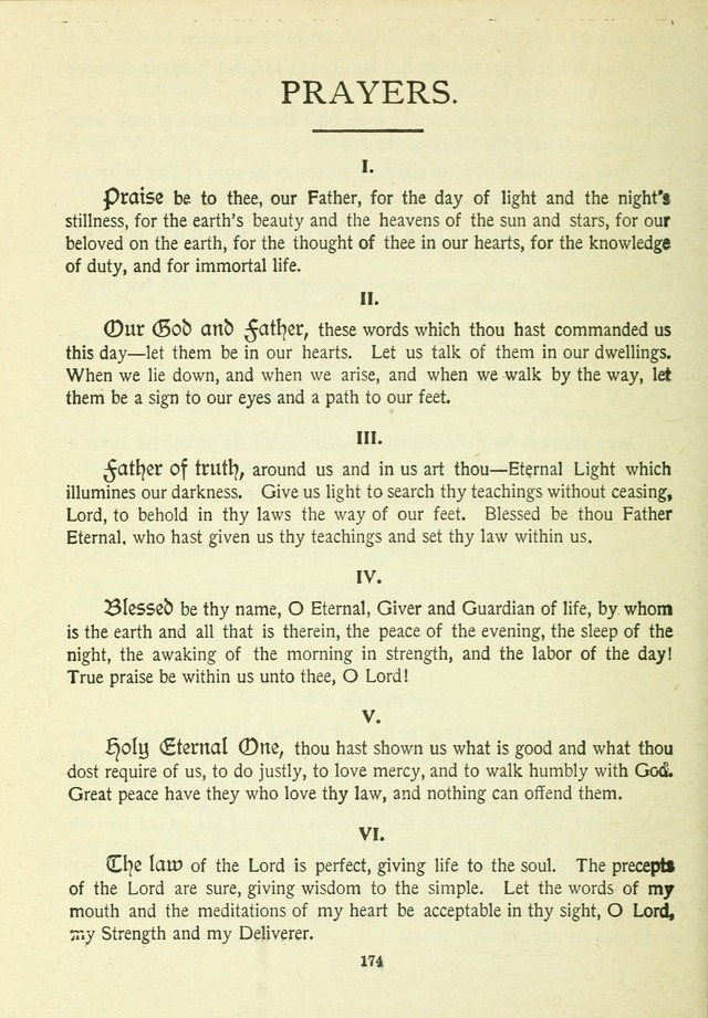 The Sabbath School Hymnal, a collection of songs, services and responses for Jewish Sabbath schools, and homes 4th rev. ed. page 175