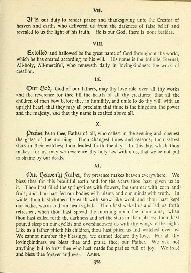 The Sabbath School Hymnal, a collection of songs, services and responses for Jewish Sabbath schools, and homes 4th rev. ed. page 176