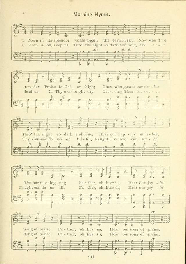 The Sabbath School Hymnal, a collection of songs, services and responses for Jewish Sabbath schools, and homes 4th rev. ed. page 212