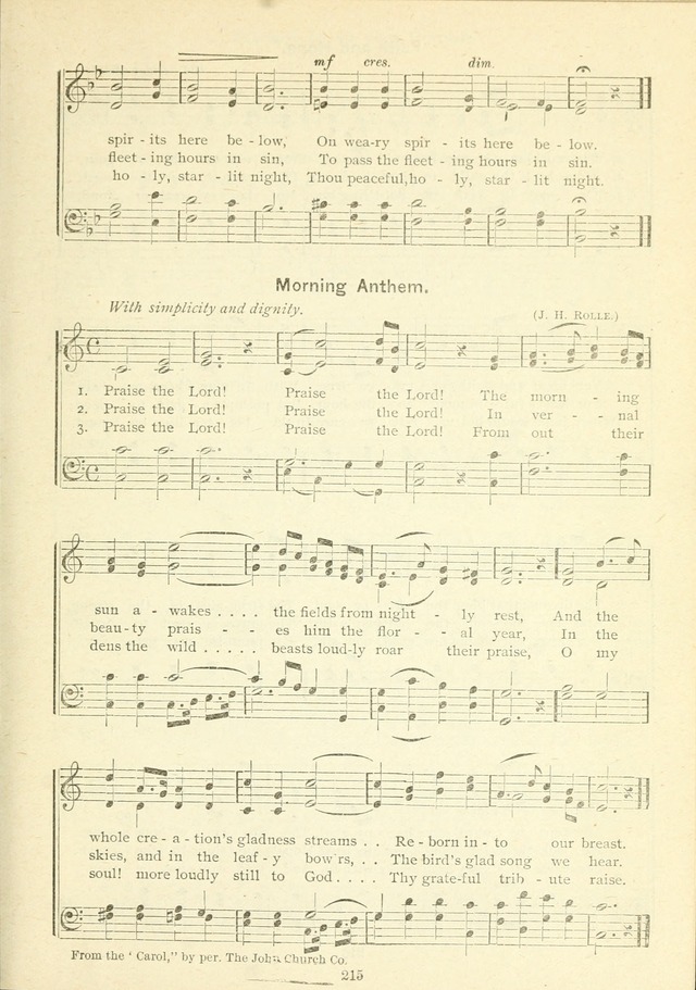 The Sabbath School Hymnal, a collection of songs, services and responses for Jewish Sabbath schools, and homes 4th rev. ed. page 216