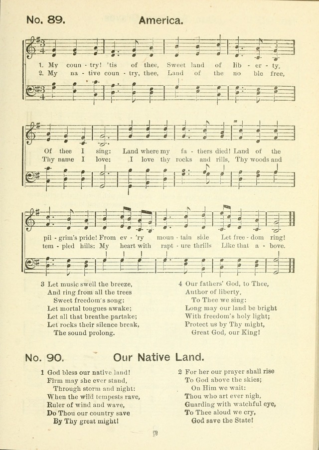 The Sabbath School Hymnal, a collection of songs, services and responses for Jewish Sabbath schools, and homes 4th rev. ed. page 80