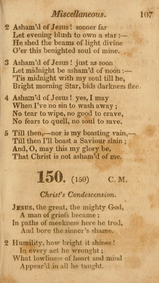 Sunday School Hymn Book. (19th ed) page 107