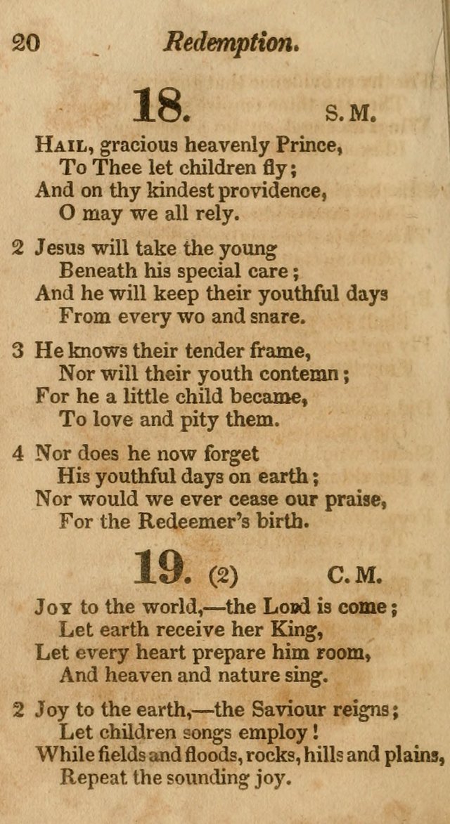 Sunday School Hymn Book. (19th ed) page 20