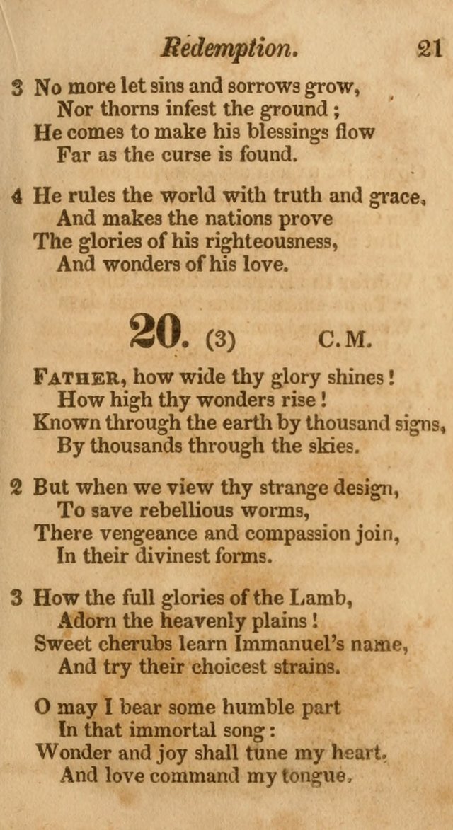 Sunday School Hymn Book. (19th ed) page 21