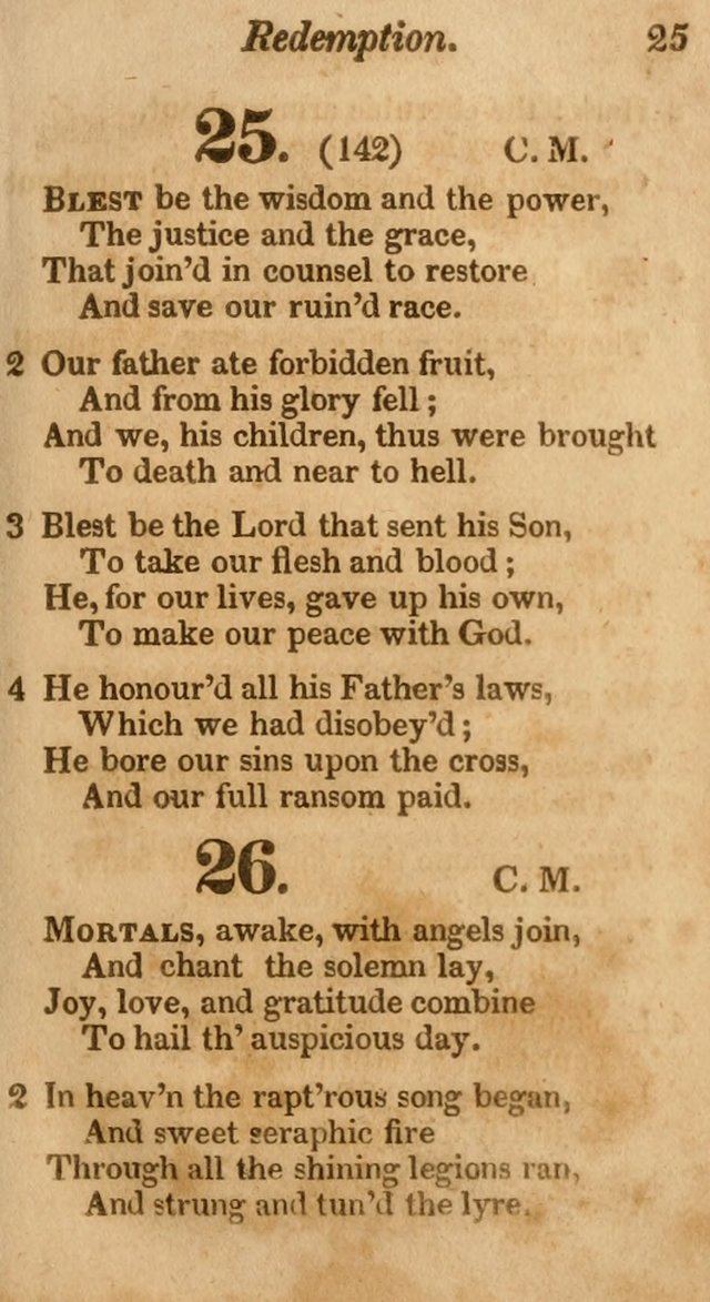 Sunday School Hymn Book. (19th ed) page 25
