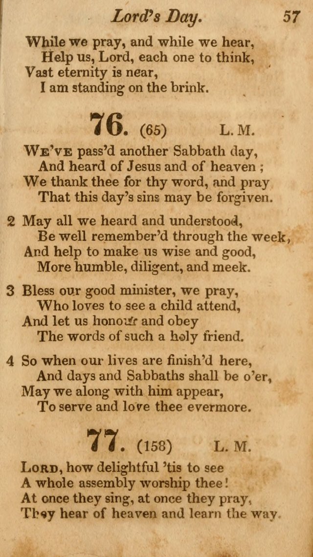 Sunday School Hymn Book. (19th ed) page 57