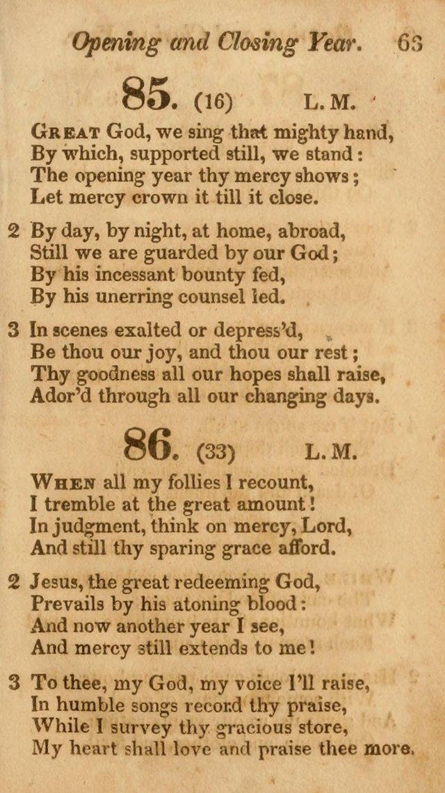 Sunday School Hymn Book. (19th ed) page 63