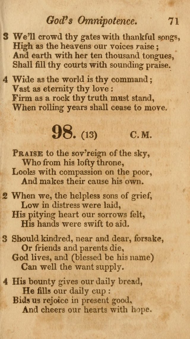 Sunday School Hymn Book. (19th ed) page 71