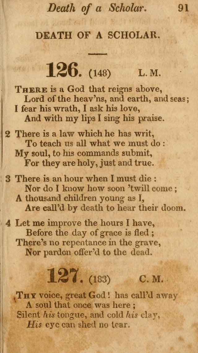 Sunday School Hymn Book. (19th ed) page 91