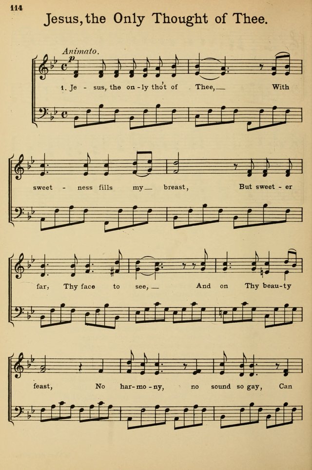 Sunday School Hymn Book page 114